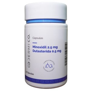 MINOXIDIL 2.5MG DUTASTERIDA 0.5 MG 30 CAPSULAS